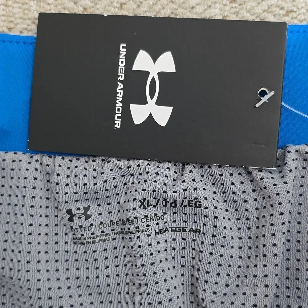 Under Armour Blue Speedpocket Fitted 5